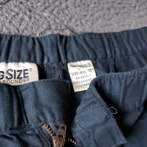 NEW KingSize Pants Big Tall Mens Size 8XL 38L Black Cotton Chino Khaki - Picture 5 of 9